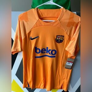 Nike Barcelona FC warm up Jersey Orange